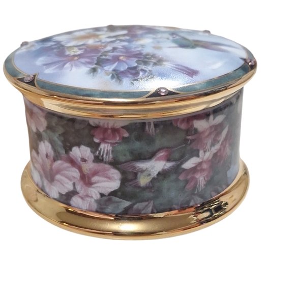 Ardleigh-Elliott "The Broad-Billed Hummingbird" Music Box Mozart Art By Lena Liu - Picture 2 of 7